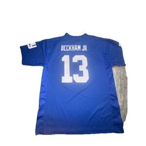Nike Youth Odell Beckham Jr Jersey Size XL Blue New York Giants NYC Football R4
